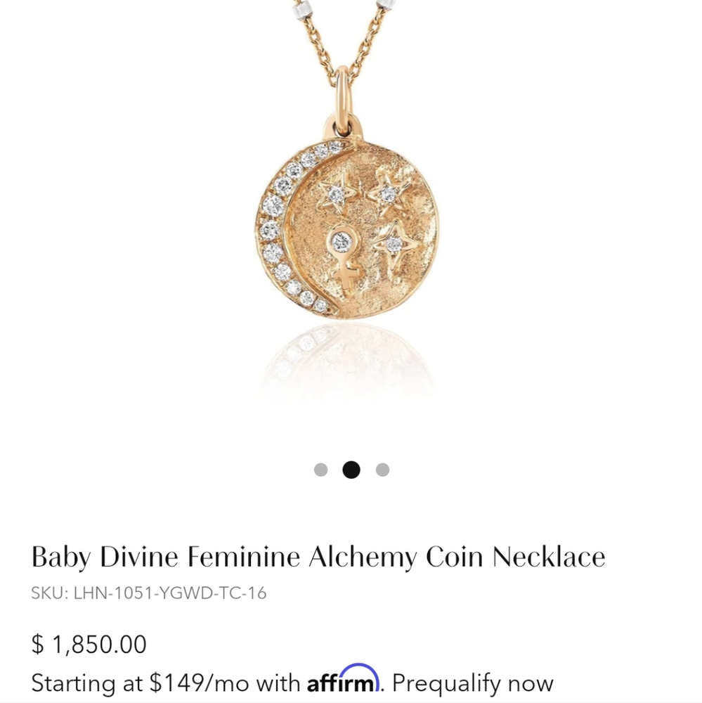 14k Divine Feminine Logan Hollowell necklace